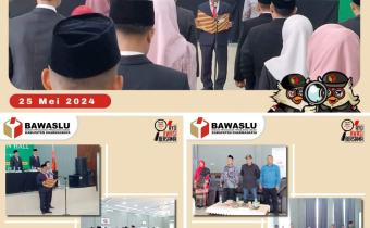 Pelantikan Panwaslu Kecamatan se-Kab.Dharmasraya di Alinia Park & Resort 