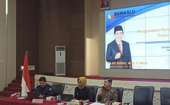 awaslu Kabupaten Dharmasraya mengikuti kegiatan Sosialisasi Pemuktahiran Daftar Pemilih Pada Pemilihan Serentak tahun 2024 